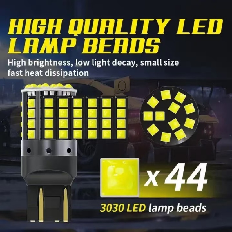 Car LED lights, brake lights, turn signals, taillights, 1156 yellow light, 44 lights, high-power high-brightness bulbs Application Scenario
