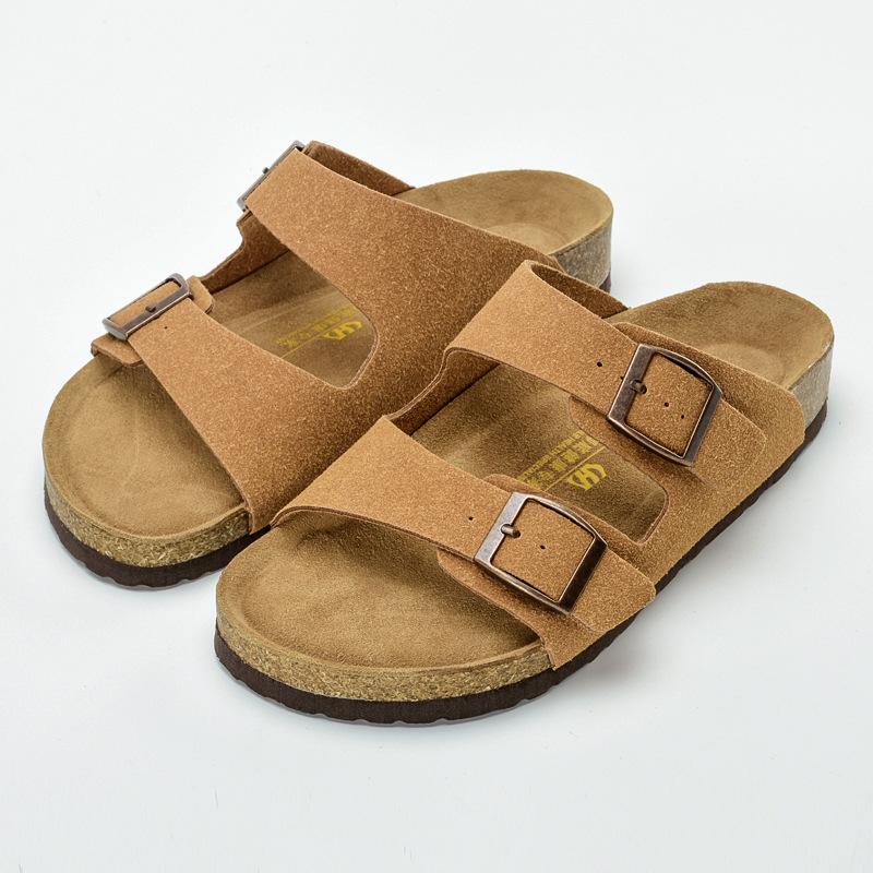 in stock thick bottom birkenstock summer wear half slippers fishing birkenstock shoes all-match sandals beach shoes for men and women plus size Item Picture