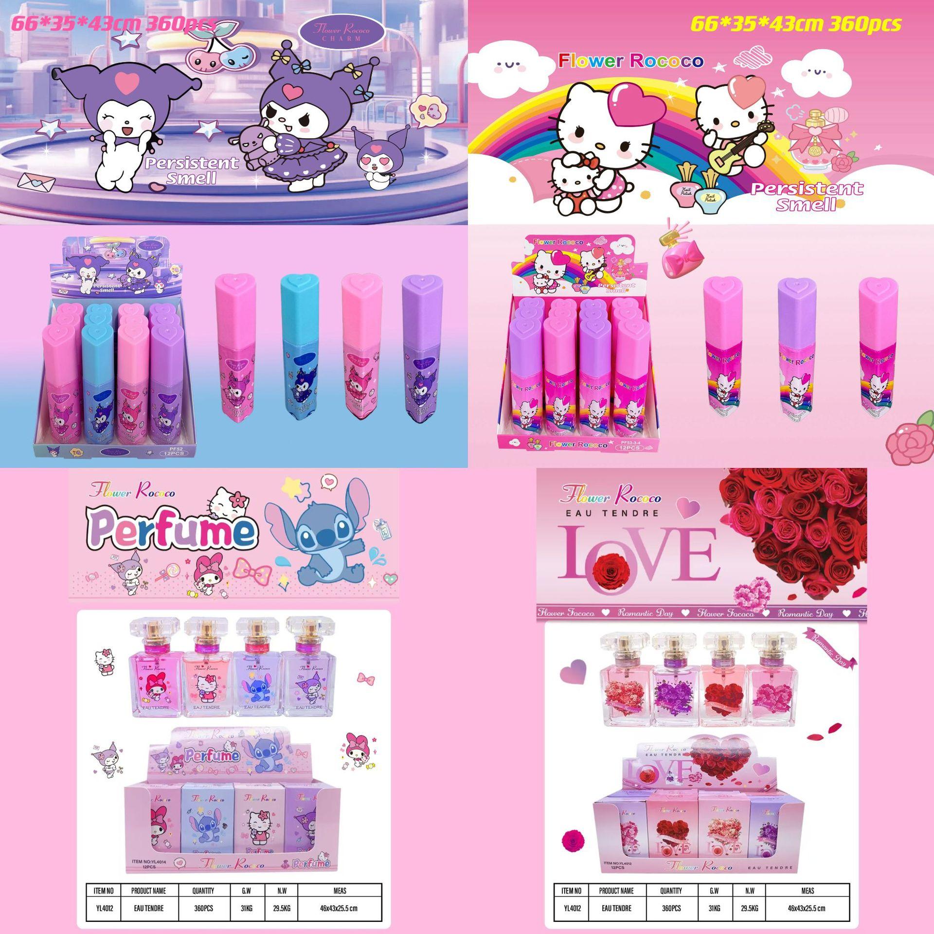 cross-border hot product flower rococo cartoon fragrance spray advanced fragrance lasting women's fresh alight fragrance perfume