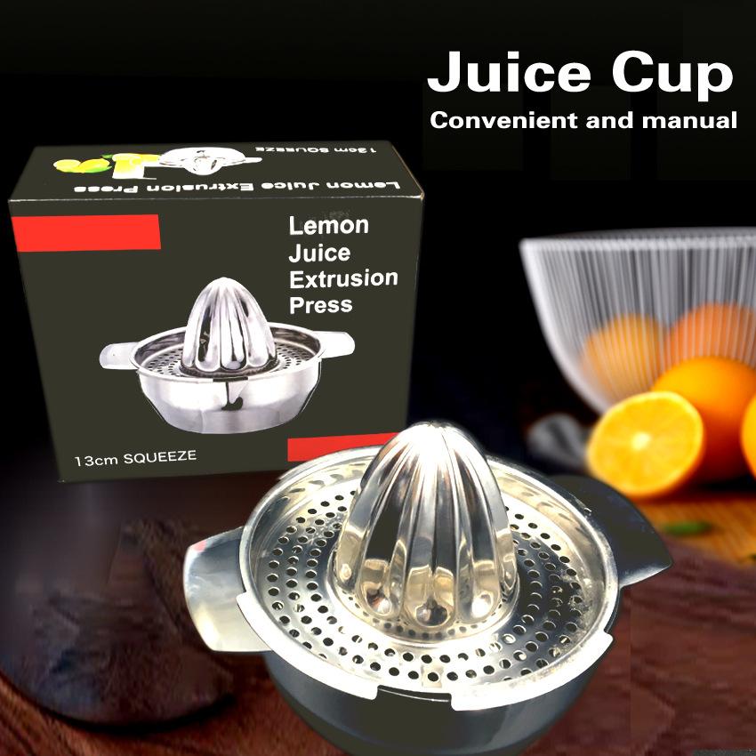 stainless steel lemon juicer manual fruit orange juicer portable orange juicer mini juicer cup