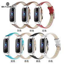 for fitbit luxe smart watch wristband genuine leather strap original factory direct sales