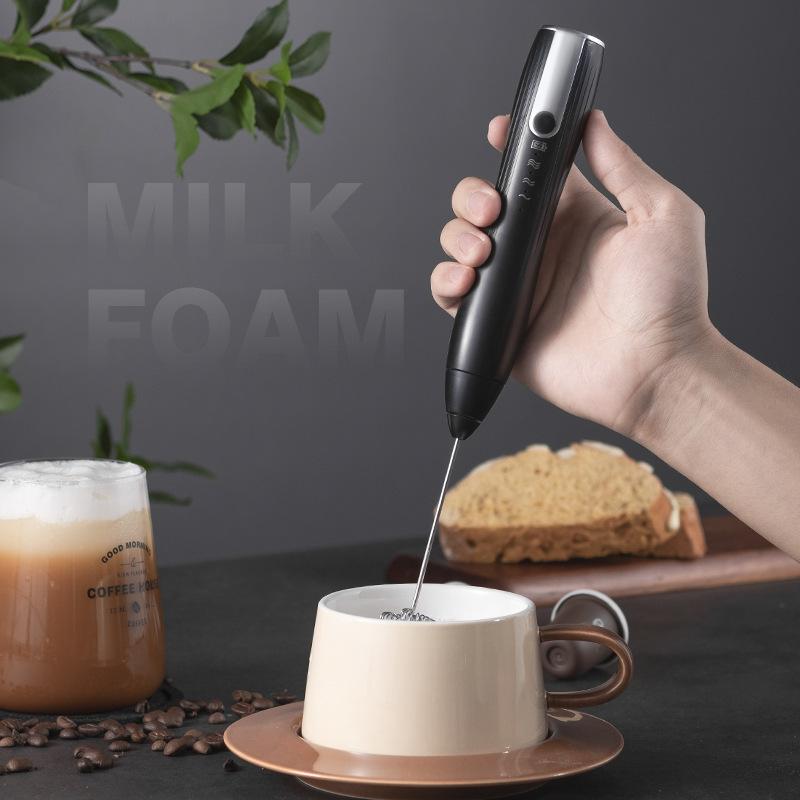 electric milk frother coffee latte automatic milk frother milk frother handheld blender household egg beating frother milk frother