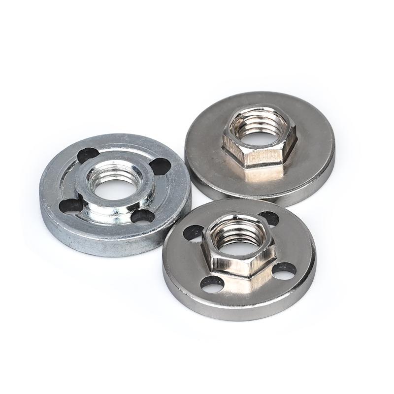 100 type angle grinder press plate universal grinding tablet hexagon nut four-hole electric tool plywood wholesale