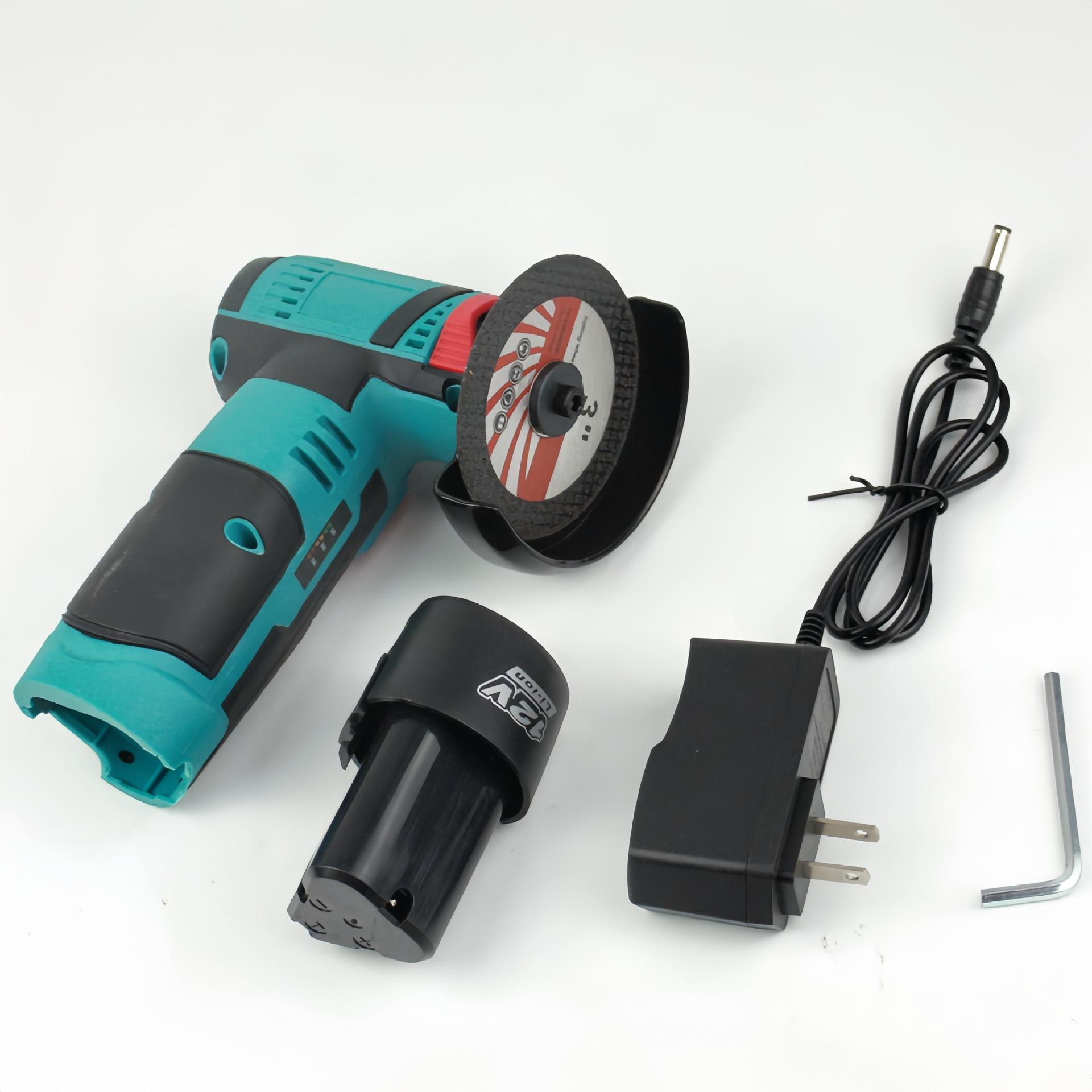 new lithium battery 3-inch angle grinder polishing machine electric tools household rechargeable hand-held angle grinder angle grinder lithium battery tools