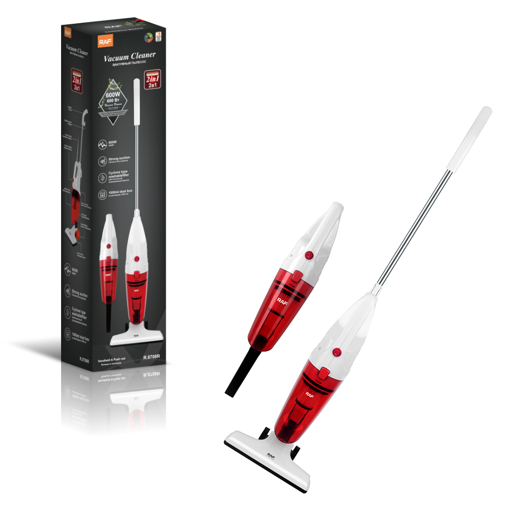 RAF European standard cross-border wired vacuum cleaner, household handheld high-power vacuum cleaner, portable car all-in-one, high suction power R.8708 Specification image