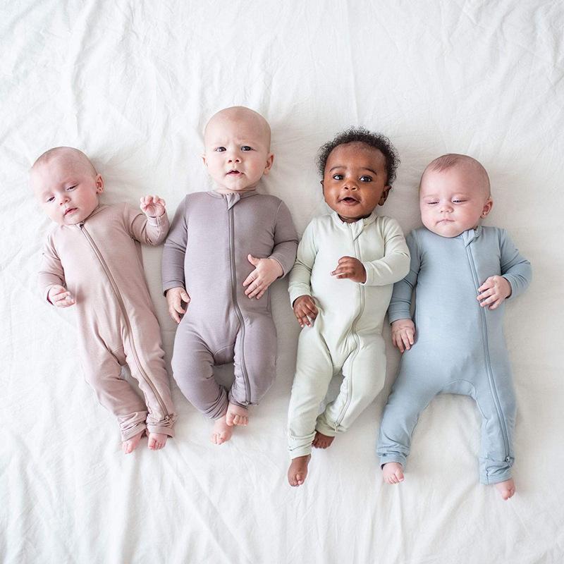 foreign trade baby clothing wholesale baby clothes bamboo fiber clothes for babies newborn baby jumpsuits