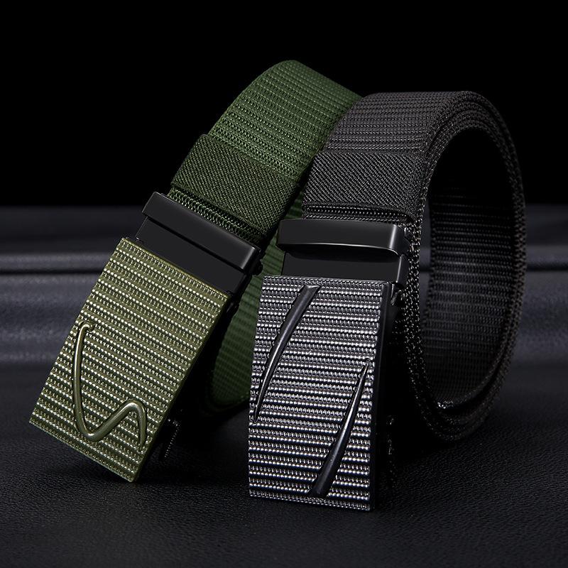 unisex tactical belt outdoor sports and casual canvas nylon pant belt jeans overalls belt wholesale