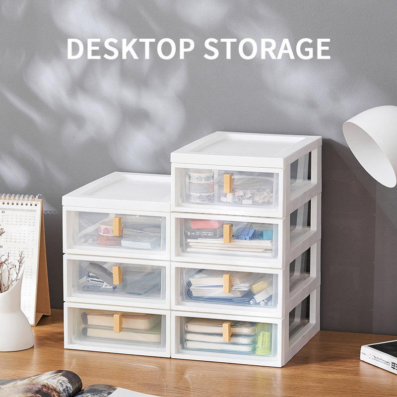 multi-layer plastic desktop chest of drawer desktop storage bathroom layer cabinet cosmetics office drawer organizing storage box