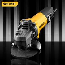 Deli Angle Grinder High-Power Handheld Polishing Machine Grinding Machine Polishing Hand Grinding Electric Tool Cutting Small Hand Sand
