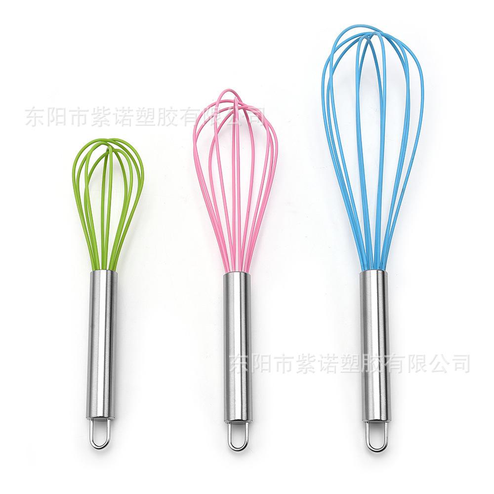 Silicone Eggbeater Baking Tool Manual Stirrer Home Cake Egg Blender Kitchen Blender