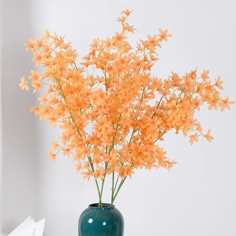 Wenxin Orchid Cross Cherry Blossom Wedding Artificial Flower Wedding Hall Ceiling Studio Decoration Set Artificial Flower Silk Flower