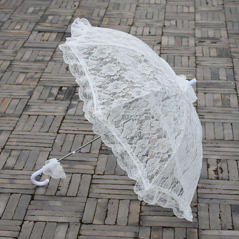 lace craft white lace umbrella western court banquet wedding bride umbrella photography scene props umbrella large full figure