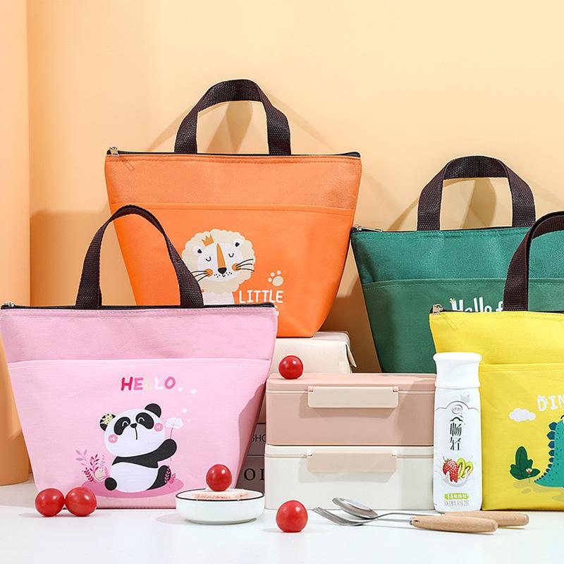 new cartoon thermal insulation lunch box bag handbag with rice fashion lunch bag lunch box bag picnic ice pack lunch box bag