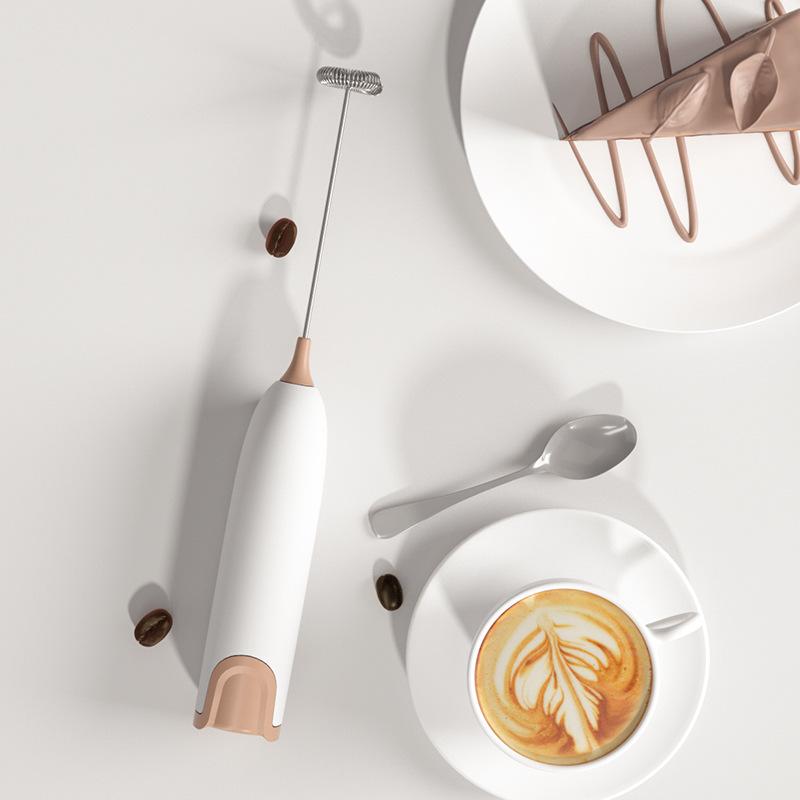 factory wholesale baking cream bubbler mini handheld coffee milk frother wireless handheld blender egg beater