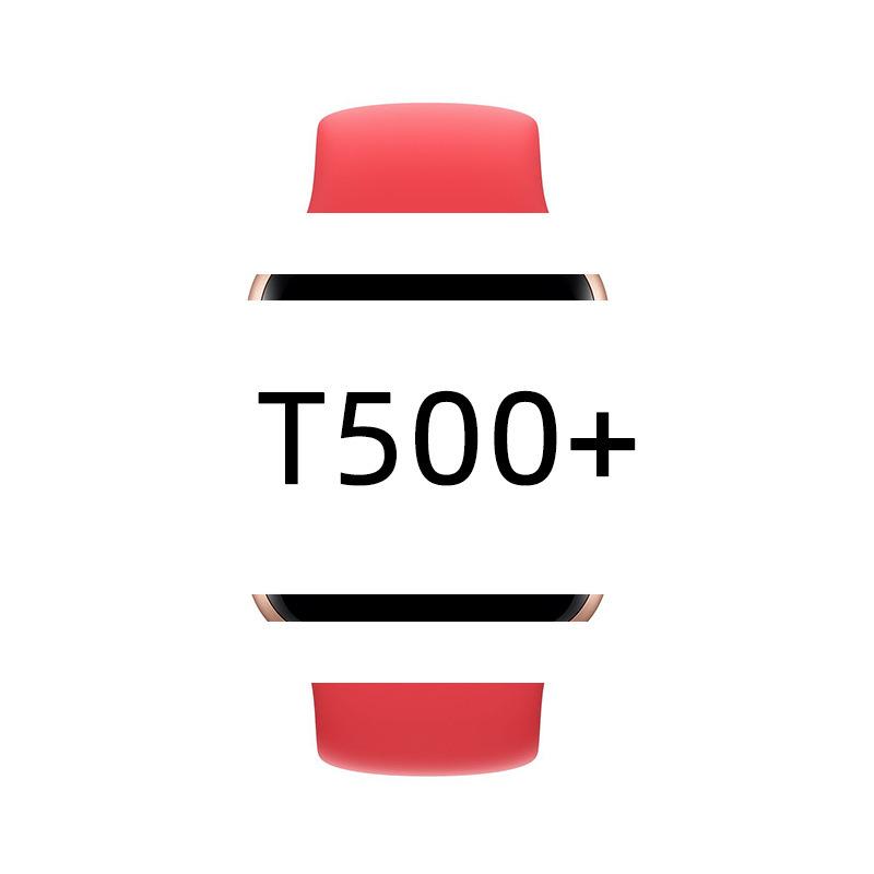 t500 + smart bracelet 1.75 inch color screen heart rate blood sleep monitoring smart watch
