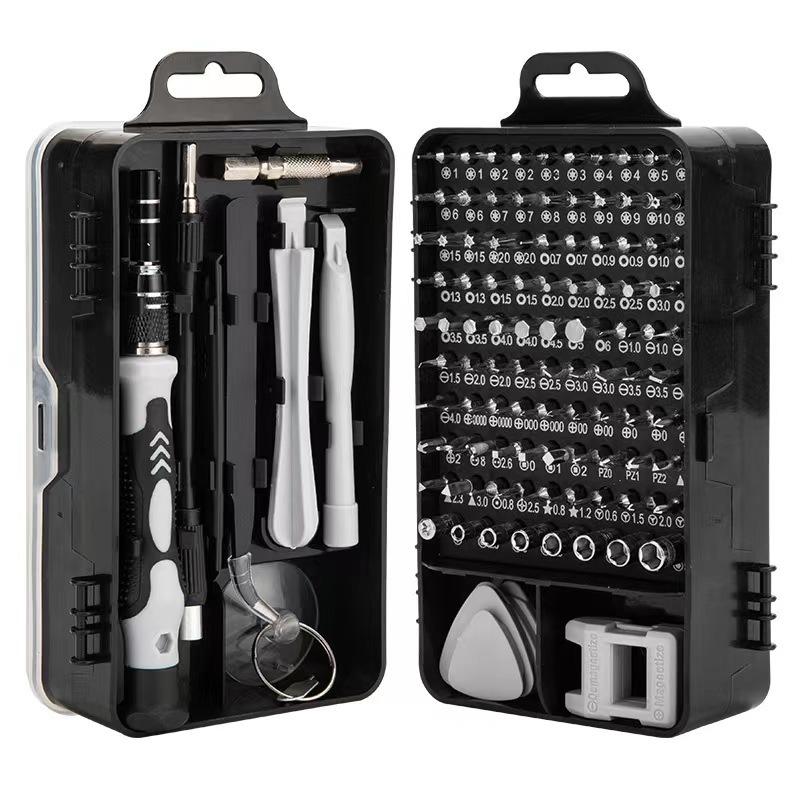 115-in-One Screwdriver Combination Set Watch Mobile Phone Repair Hardware Tools Disassembly Set