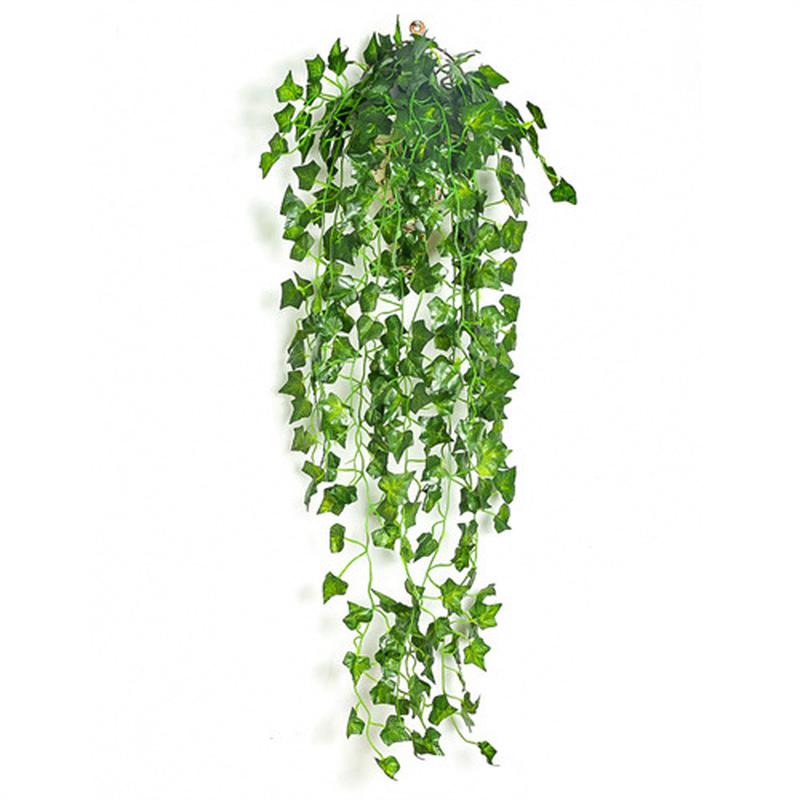 wall-mounted artificial flower vine rattan artificial flower ivy leaves scindapsus aureus leaves pipe decoration rattan plant vine