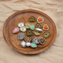 retro style love pearl button wholesale clothing coat button accessories multi-color selection retro trend jeans button