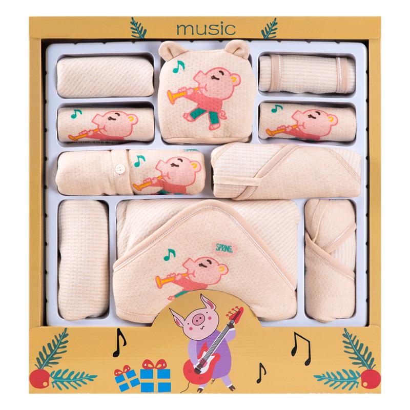pure cotton baby clothes newborn gift box suit 0-3 months 6 spring and autumn summer new born newly born baby supplies
