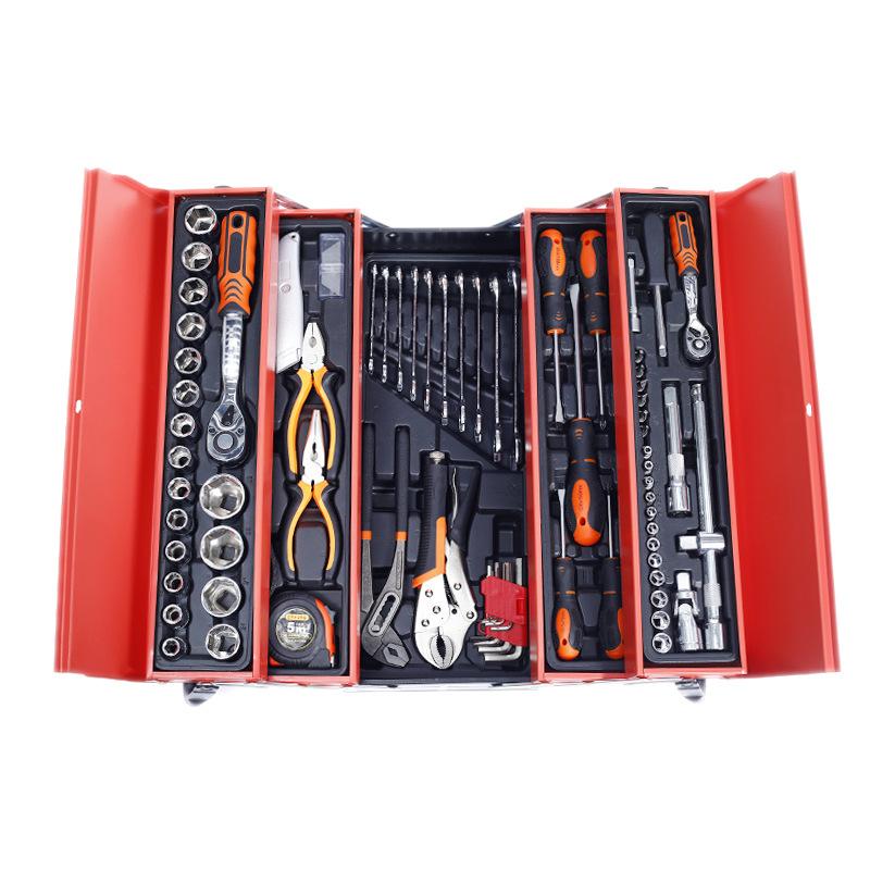85-piece toolbox auto repair combination suit hardware tools auto repair component tools factory direct sales
