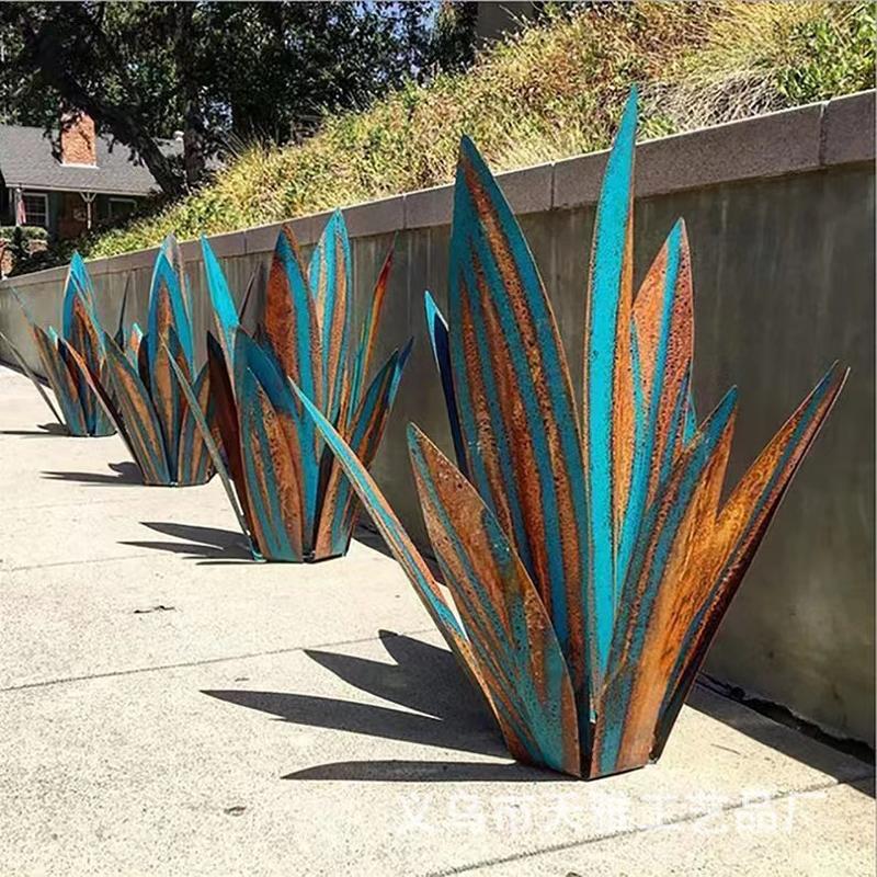 cross-border new tequila home decor agave iron crafts plant garden garden ornaments