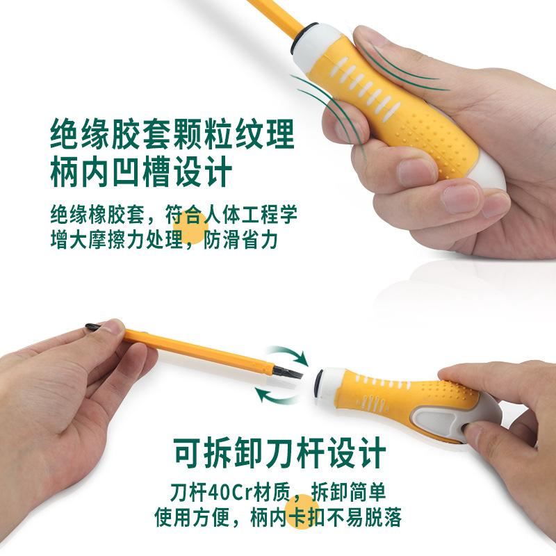 Test Pencil Multifunctional Cross and Straight Screwdriver Test Pencil Electrician Pen Test Pen Screwdriver Hardware Tools