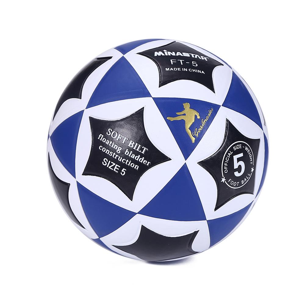 triangle football no. 5 adult no. 4 primary and secondary school students no. 3 children football pvc veneer pu training durable wholesale Item Picture