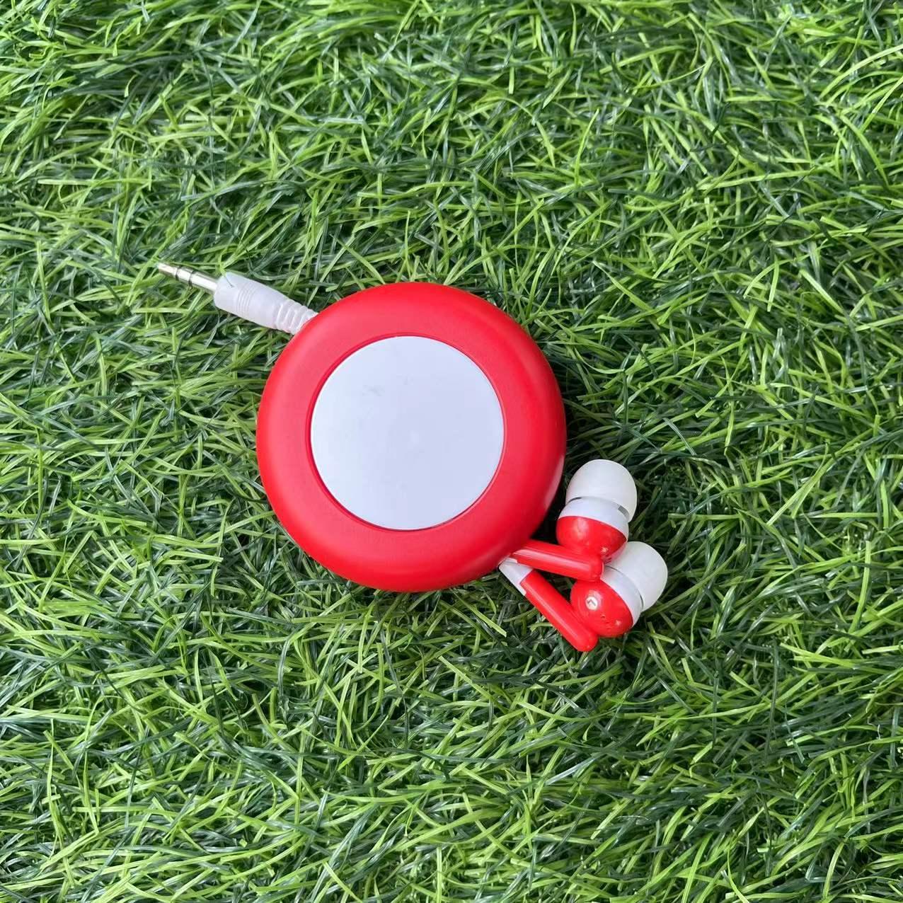 wired earphone in-ear universal headset cross-border wired headset can shrink to wired earphone