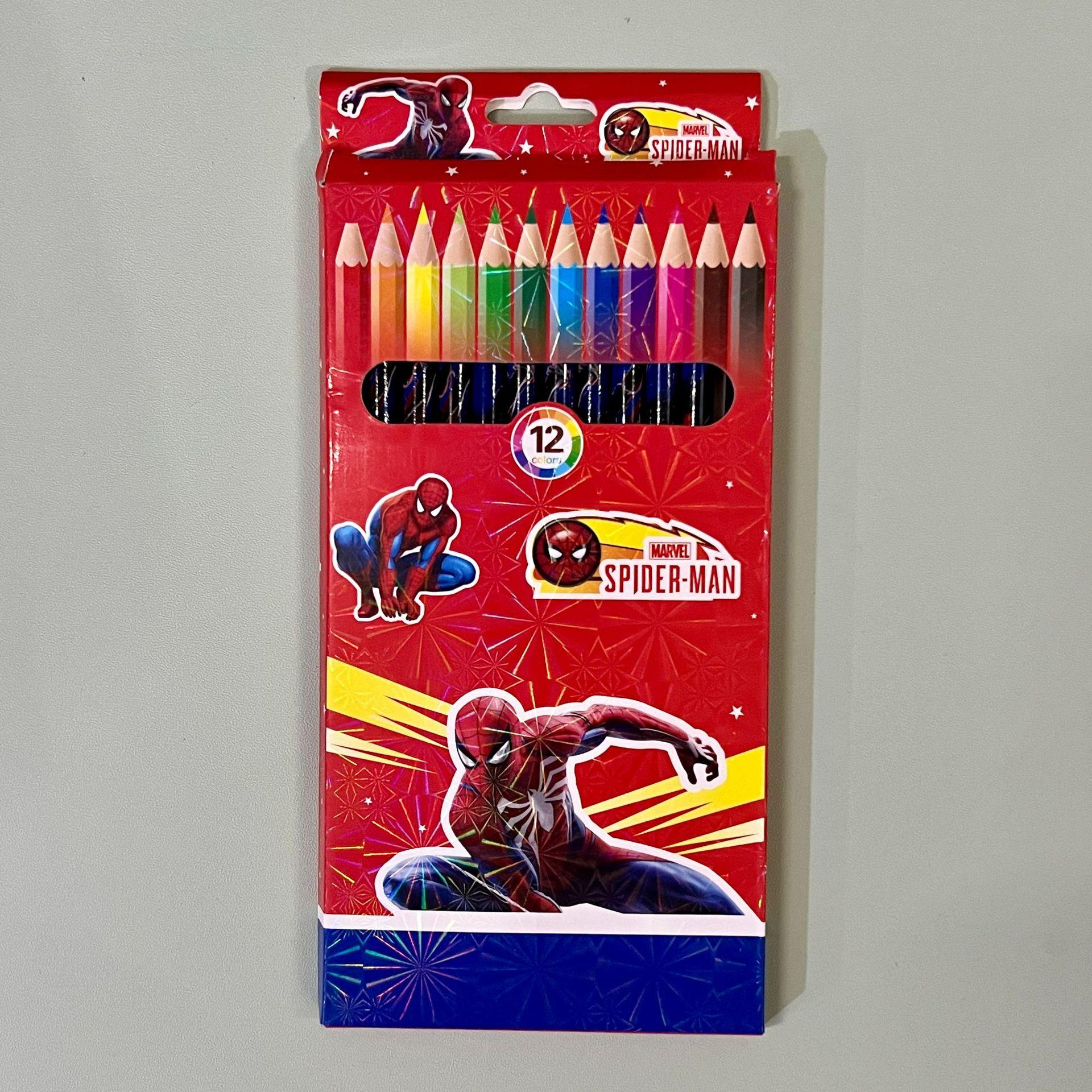 color pencil 12 colors cartoon brush picture book crayon pencil yoyo801 kindergarten prizes gift stationery in stock