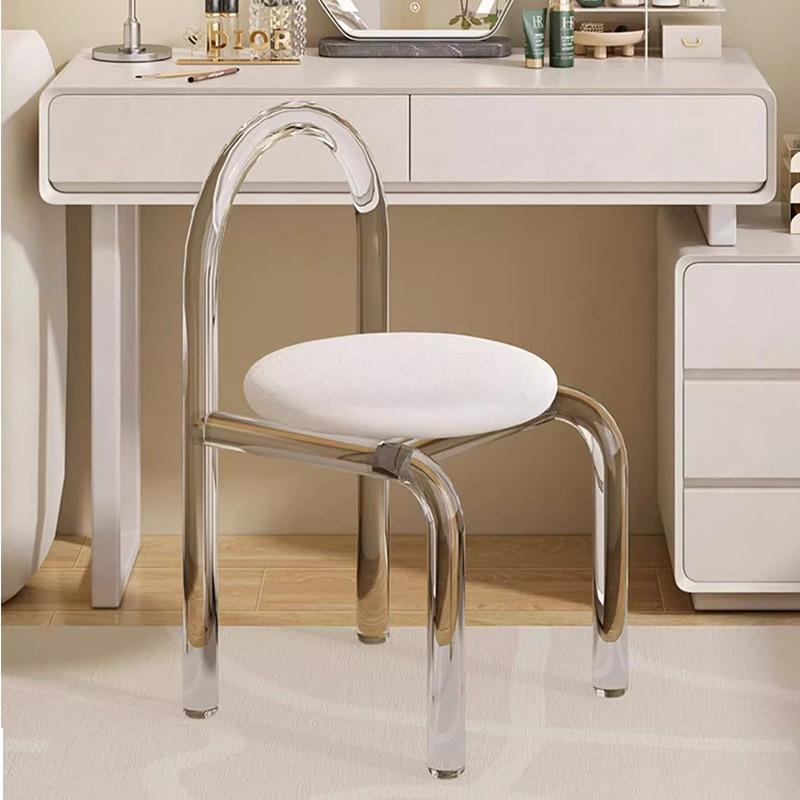 cosmetic chair 2023 new dressing table stool household girls' bedroom acrylic transparent simple modern dining chair