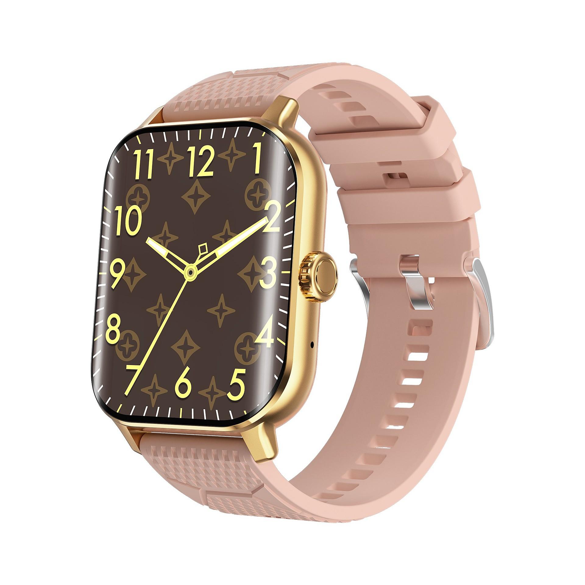 new f12 smart watch 2.02 curved screen with encoder bluetooth calling with blood sugar alipay nfc