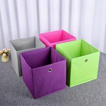 foldable color storage box non-woven fabric storage box clothes storage box wholesale snack storage box storage box