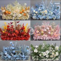 new wedding decoration wedding flower bouquet artificial flower ceiling plastic flower flower floor row flower guide t-stage flower arrangement
