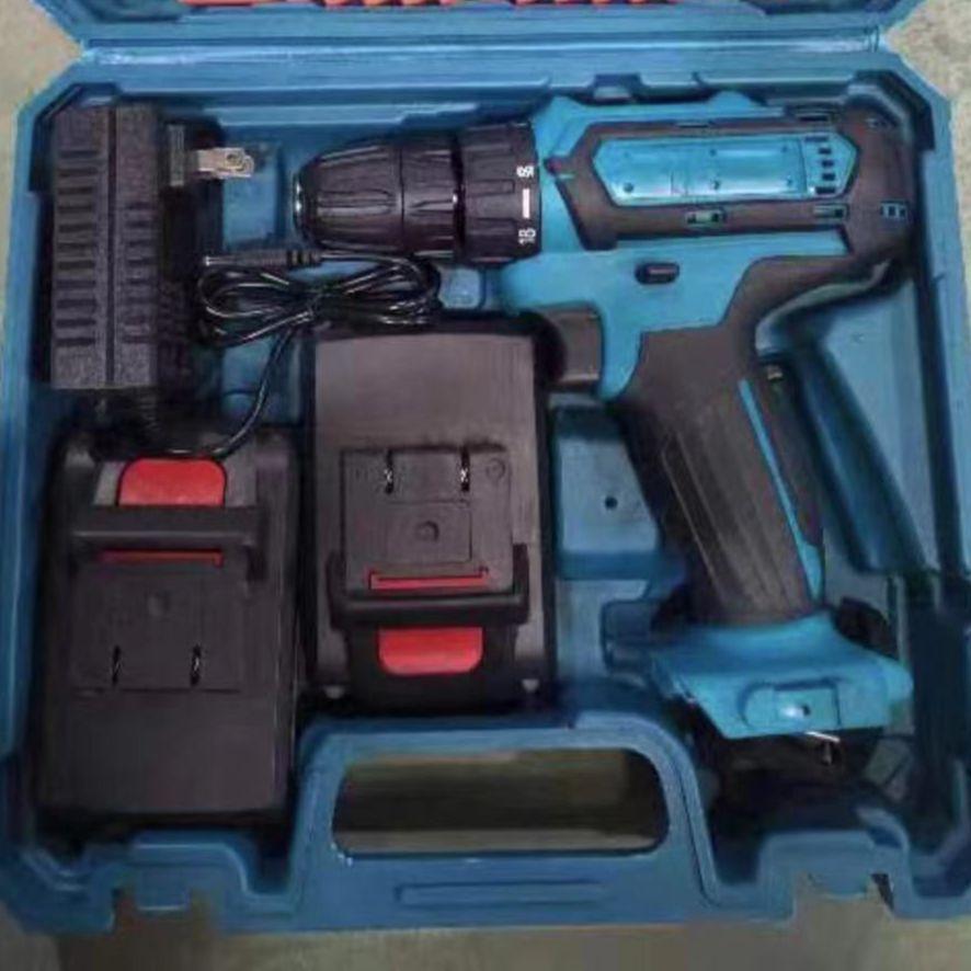 Cordless Drill Lithium Electric Tool Set Electric Screwdriver Screwdriver Electric Hand Drill