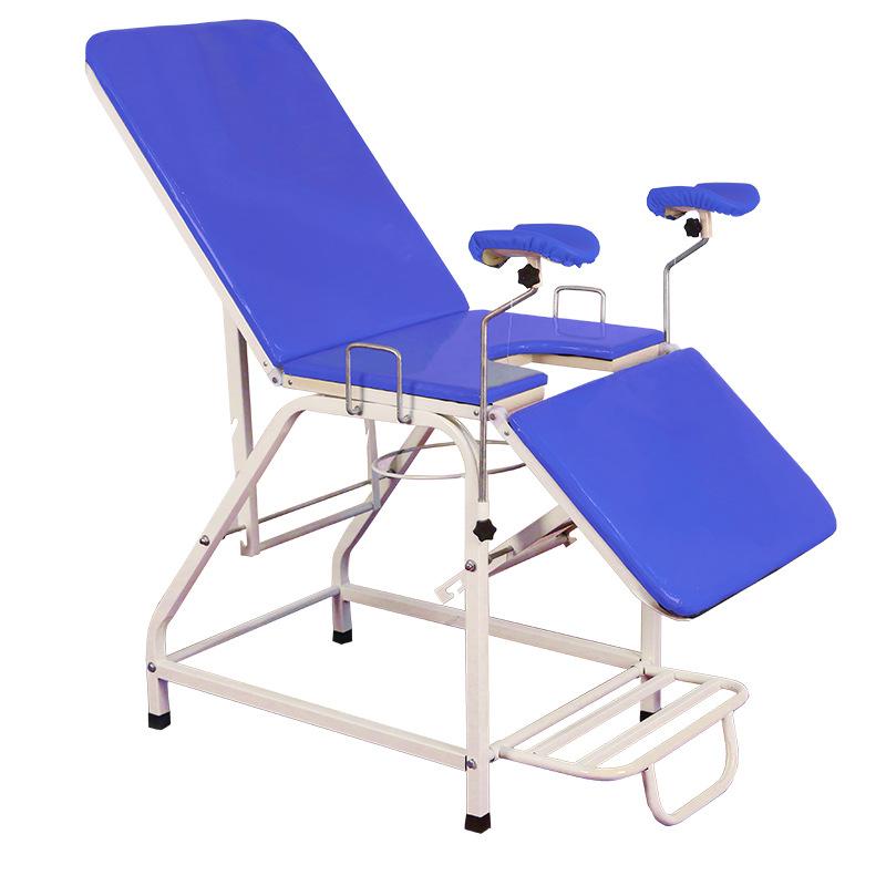 medical gynecological examining table thickened square tube obstetrics and gynecology flushing bed hospital simple delivery chair surgical production chair