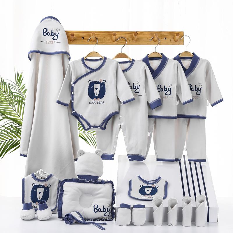 newborn gift box pure cotton baby clothes autumn and winter suit just born newborn baby gift for first month celebration all products