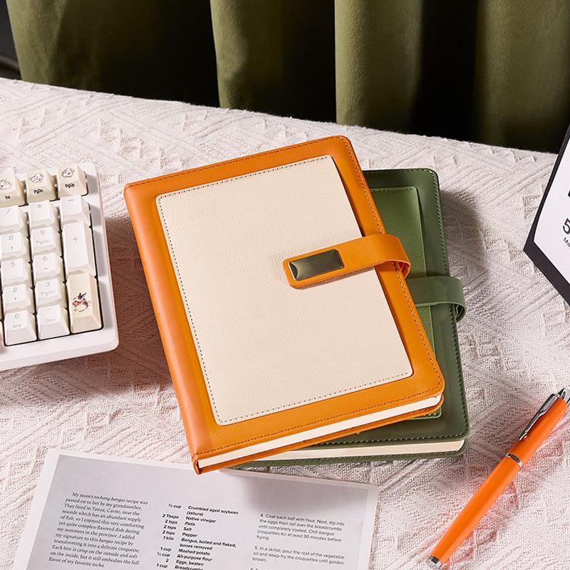 Business A5 Notebook Customization Gift Set Stitching Notebook Good-looking Diary Book Hand Gift Wholesale