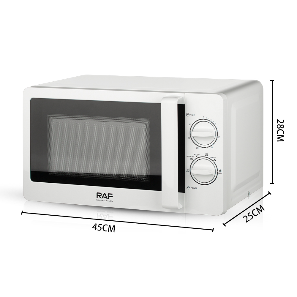RAF European standard microwave oven, home and office quick light wave turntable microwave oven, visual heating microwave oven Application Scenario