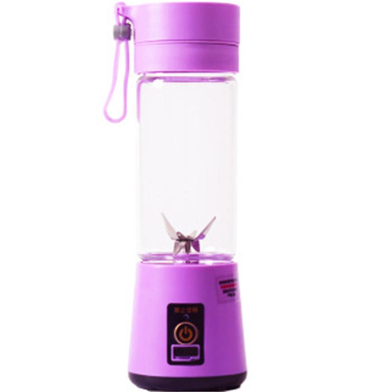 with child lock 304 stainless steel blades mini small juicer household portable automatic blender usb charging Item Picture
