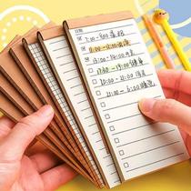tear-off note pad cowhide notebook portable portable daily planner schedule book todo task list