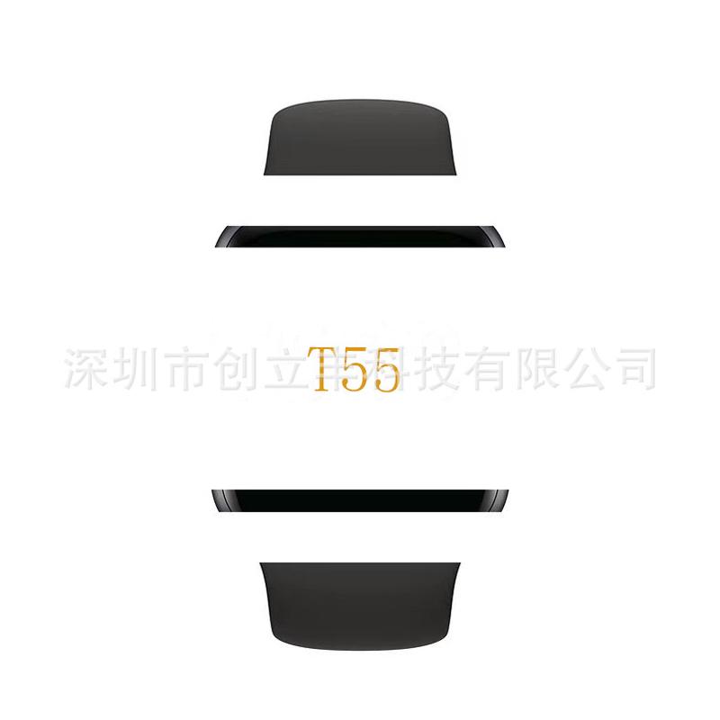 Cross-Border T500 // T55/X7 Smart Watch Call Playback Music Heart Rate Body Temperature Monitoring Information Reminder