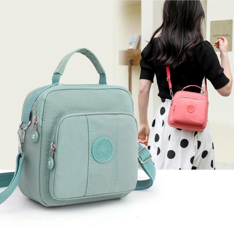 handbags women's 2022 new fashion waterproof oxford cloth shoulder messenger bag lightweight simple mini backpack