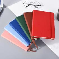 creative simple notebook business suit office notepad a5a6 elastic strap diary skin feeling pu notebook