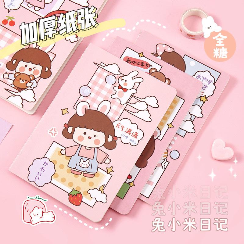a5 notepad cute cartoon notepad students' supplies composition noteboy creative learning stationery notebook wholesale
