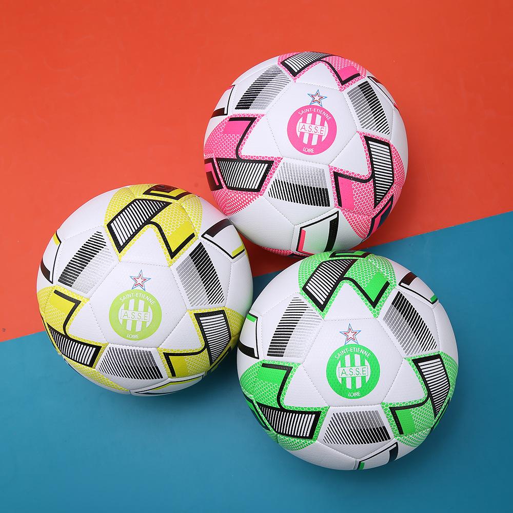 Cross-Border No. 5 Machine Sewing Football Training Camp Competition training Football Primary and Secondary School Students Adult PVC Football Wholesale