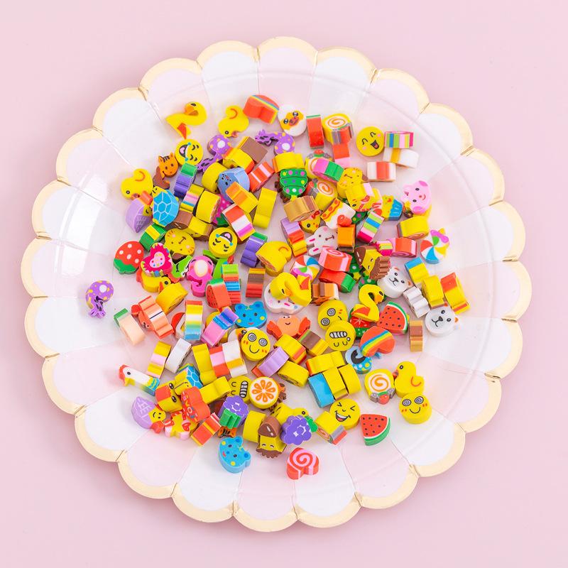 gao si bulk mini fruit animal digital cake small eraser mini eraser student eraser stationery