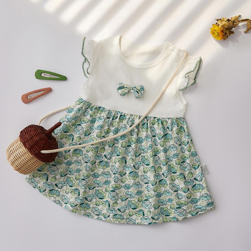Children's Clothing Girls' Dress Baby Clothes Girls' Clothing Wholesale Children's Wear Spring Wear Outer Princess Dress Children's Wear