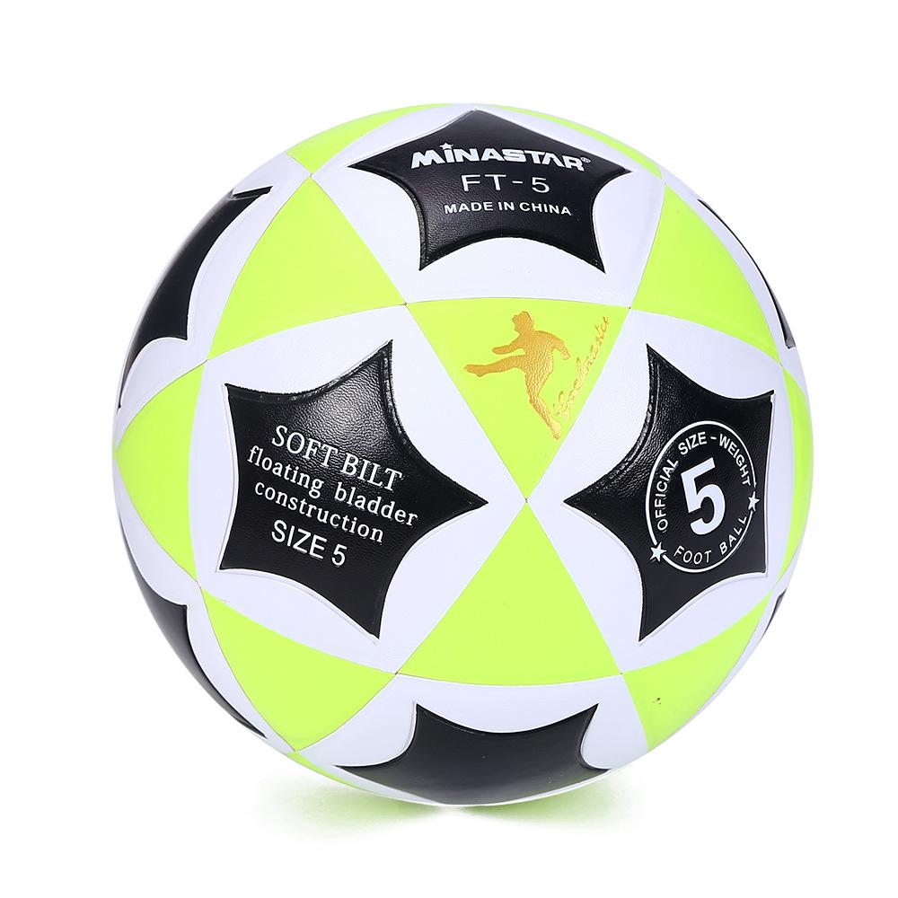 triangle football no. 5 adult no. 4 primary and secondary school students no. 3 children football pvc veneer pu training durable wholesale Specification drawing