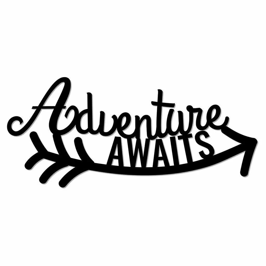 adventure waiting-beautiful metal home decor accent metal art wall signs wrought iron wall mount decoration