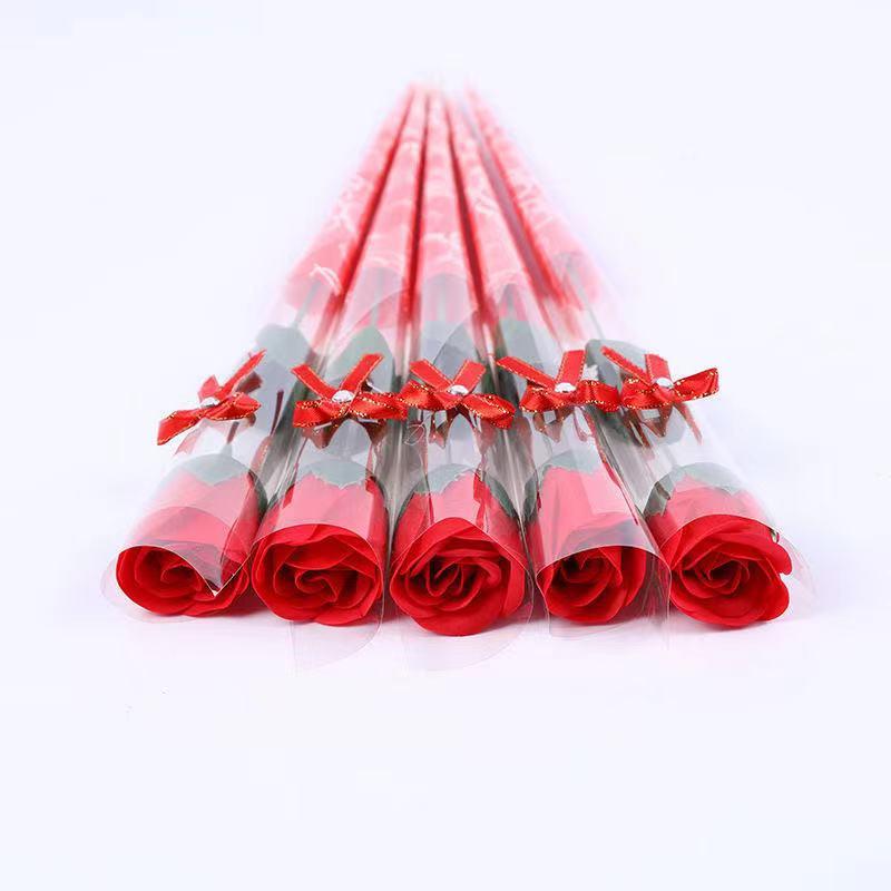 artificial flower rose bouquet gift mini bouquet soap flower creative simulation flower soap flower bouquet wholesale